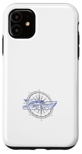 Kapitän Segler Geschenk für Wassersportler Segel Windrose Hülle für iPhone 11 von Geschenke für Segler & Motorbootfahrer Wassersport