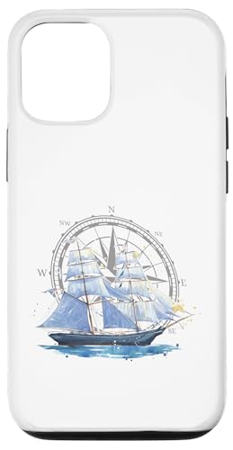 Kapitän Segler Geschenk für Wassersportler Segel Windrose Hülle für iPhone 12/12 Pro Kapitän Segler Geschenk für Wassersportler Segel Windrose Hülle für iPhone 12/12 Pro von Geschenke für Segler & Motorbootfahrer Wassersport