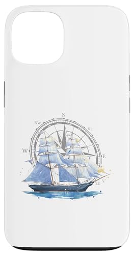Kapitän Segler Geschenk für Wassersportler Segel Windrose Hülle für iPhone 13 Kapitän Segler Geschenk für Wassersportler Segel Windrose Hülle für iPhone 13 von Geschenke für Segler & Motorbootfahrer Wassersport