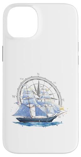 Kapitän Segler Geschenk für Wassersportler Segel Windrose Hülle für iPhone 14 Plus Kapitän Segler Geschenk für Wassersportler Segel Windrose Hülle für iPhone 14 Plus von Geschenke für Segler & Motorbootfahrer Wassersport