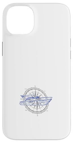 Kapitän Segler Geschenk für Wassersportler Segel Windrose Hülle für iPhone 14 Plus von Geschenke für Segler & Motorbootfahrer Wassersport