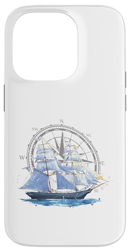 Kapitän Segler Geschenk für Wassersportler Segel Windrose Hülle für iPhone 14 Pro Kapitän Segler Geschenk für Wassersportler Segel Windrose Hülle für iPhone 14 Pro von Geschenke für Segler & Motorbootfahrer Wassersport
