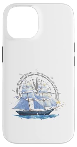 Kapitän Segler Geschenk für Wassersportler Segel Windrose Hülle für iPhone 14 Kapitän Segler Geschenk für Wassersportler Segel Windrose Hülle für iPhone 14 von Geschenke für Segler & Motorbootfahrer Wassersport