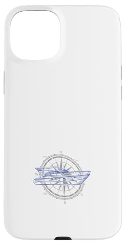 Kapitän Segler Geschenk für Wassersportler Segel Windrose Hülle für iPhone 15 Plus von Geschenke für Segler & Motorbootfahrer Wassersport