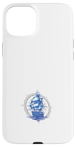 Kapitän Segler Geschenk für Wassersportler Segel Windrose Hülle für iPhone 15 Plus Kapitän Segler Geschenk für Wassersportler Segel Windrose Hülle für iPhone 15 Plus von Geschenke für Segler & Motorbootfahrer Wassersport