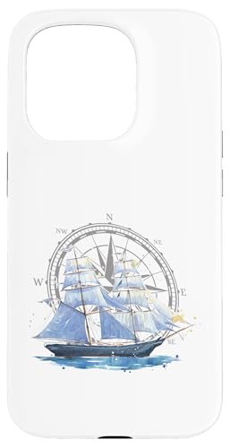 Kapitän Segler Geschenk für Wassersportler Segel Windrose Hülle für iPhone 15 Pro Kapitän Segler Geschenk für Wassersportler Segel Windrose Hülle für iPhone 15 Pro von Geschenke für Segler & Motorbootfahrer Wassersport