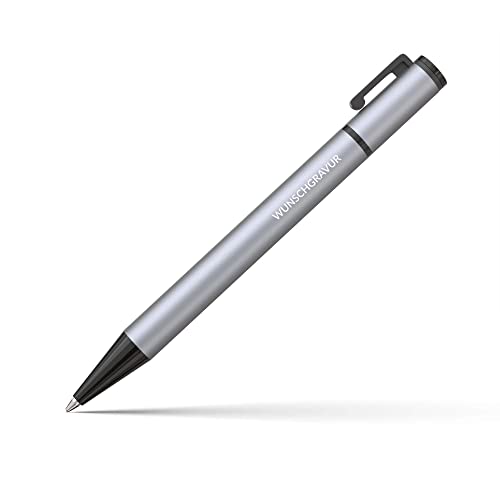 Kugelschreiber mit Gravur - Bachelor Geschenk - einzigartiger Kuli mit Gravur/kleine Weihnachtsgeschenke Kollegen - neuer Job Geschenke - Kugelschreiber blauschreibend - silber Kugelschreiber mit Gravur - Bachelor Geschenk - einzigartiger Kuli mit Gravur/kleine Weihnachtsgeschenke Kollegen - neuer Job Geschenke - Kugelschreiber blauschreibend - silber von Geschenkfreude