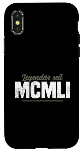 Lehrer Must Have MCMLI Jahrgang 1951 Party Geschichtslehrer Hülle für iPhone X/XS Lehrer Must Have MCMLI Jahrgang 1951 Party Geschichtslehrer Hülle für iPhone X/XS von Geschichtslehrer Geschenk & Lehrer Must Have