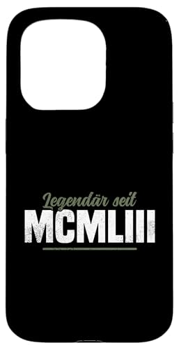 Lehrer Must Have MCMLIII Jahrgang 1953 Geschichtslehrer Hülle für iPhone 15 Pro von Geschichtslehrer Geschenk & Lehrer Must Have