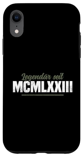 Lehrer Must Have MCMLXXIII Jahrgang 1973 Geschichtslehrer Hülle für iPhone XR Lehrer Must Have MCMLXXIII Jahrgang 1973 Geschichtslehrer Hülle für iPhone XR von Geschichtslehrer Geschenk & Lehrer Must Have