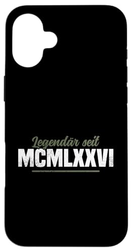 Lehrer Must Have MCMLXXVI Jahrgang 1976 Geschichtslehrer Hülle für iPhone 16 Plus Lehrer Must Have MCMLXXVI Jahrgang 1976 Geschichtslehrer Hülle für iPhone 16 Plus von Geschichtslehrer Geschenk & Lehrer Must Have