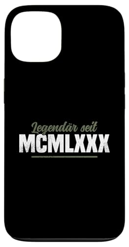 Lehrer Must Have MCMLXXX Jahrgang 1980 Geschichtslehrer Hülle für iPhone 13 von Geschichtslehrer Geschenk & Lehrer Must Have