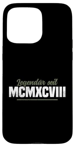 Lehrer Must Have MCMXCVIII Jahrgang 1998 Geschichtslehrer Hülle für iPhone 15 Pro Max Lehrer Must Have MCMXCVIII Jahrgang 1998 Geschichtslehrer Hülle für iPhone 15 Pro Max von Geschichtslehrer Geschenk & Lehrer Must Have