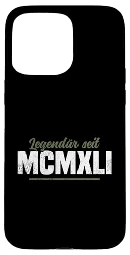 Lehrer Must Have MCMXLI Jahrgang 1941 Party Geschichtslehrer Hülle für iPhone 15 Pro Max Lehrer Must Have MCMXLI Jahrgang 1941 Party Geschichtslehrer Hülle für iPhone 15 Pro Max von Geschichtslehrer Geschenk & Lehrer Must Have