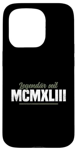 Lehrer Must Have MCMXLIII Jahrgang 1943 Geschichtslehrer Hülle für iPhone 15 Pro Lehrer Must Have MCMXLIII Jahrgang 1943 Geschichtslehrer Hülle für iPhone 15 Pro von Geschichtslehrer Geschenk & Lehrer Must Have