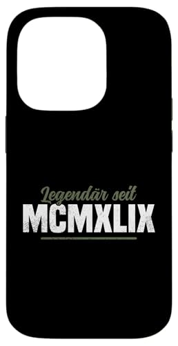Lehrer Must Have MCMXLIX Jahrgang 1949 Geschichtslehrer Hülle für iPhone 14 Pro Lehrer Must Have MCMXLIX Jahrgang 1949 Geschichtslehrer Hülle für iPhone 14 Pro von Geschichtslehrer Geschenk & Lehrer Must Have