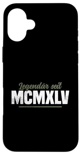 Lehrer Must Have MCMXLV Jahrgang 1945 Party Geschichtslehrer Hülle für iPhone 16 Plus von Geschichtslehrer Geschenk & Lehrer Must Have