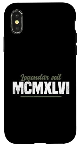 Lehrer Must Have MCMXLVI Jahrgang 1946 Geschichtslehrer Hülle für iPhone X/XS von Geschichtslehrer Geschenk & Lehrer Must Have