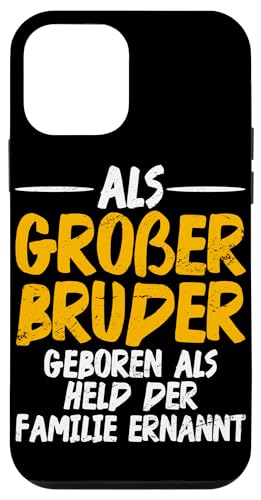 Als Großer Bruder Geboren Als Held Der Familie Ernannt Hülle für iPhone 12 mini von Geschwister Liebevoller Bruder Witzige Sprüche