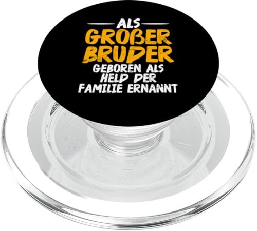 Als Großer Bruder Geboren Als Held Der Familie Ernannt PopSockets PopGrip für MagSafe Als Großer Bruder Geboren Als Held Der Familie Ernannt PopSockets PopGrip für MagSafe von Geschwister Liebevoller Bruder Witzige Sprüche