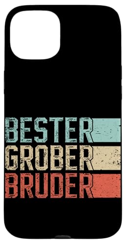 Bester Großer Bruder Retro Geschwister Bruder Lustig Spruch Hülle für iPhone 15 Plus Bester Großer Bruder Retro Geschwister Bruder Lustig Spruch Hülle für iPhone 15 Plus von Geschwister Liebevoller Bruder Witzige Sprüche