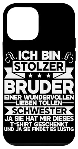 Ich Bin Stolzer Bruder Einer Tollen Schwester Geschwister Hülle für iPhone 12 mini Ich Bin Stolzer Bruder Einer Tollen Schwester Geschwister Hülle für iPhone 12 mini von Geschwister Liebevoller Bruder Witzige Sprüche