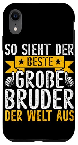So Sieht Der Beste Große Bruder Der Welt Aus Geschwister Hülle für iPhone XR So Sieht Der Beste Große Bruder Der Welt Aus Geschwister Hülle für iPhone XR von Geschwister Liebevoller Bruder Witzige Sprüche