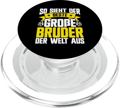 So Sieht Der Beste Große Bruder Der Welt Aus Geschwister PopSockets PopGrip für MagSafe So Sieht Der Beste Große Bruder Der Welt Aus Geschwister PopSockets PopGrip für MagSafe von Geschwister Liebevoller Bruder Witzige Sprüche