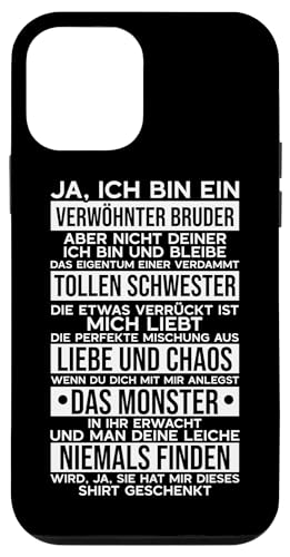 Süßer Bruder Geschwister Großer Bruder Geburtstagsgrafik Hülle für iPhone 12 mini Süßer Bruder Geschwister Großer Bruder Geburtstagsgrafik Hülle für iPhone 12 mini von Geschwister Liebevoller Bruder Witzige Sprüche