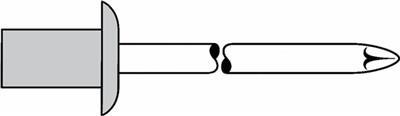 GESIPA Dichtblindniet Alu./Stahl 4x9,5mm dxl GESIPA f.3,5-5mm (6100717) von Gesipa