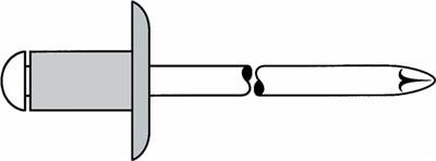 Gesipa Blindniet Al/St 5x20mm Grosskopf K14 KS 14,0-15,0mm (Pack mit 250 St) (1454125) von Gesipa
