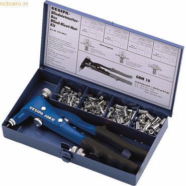 Gesipa Blindnietmutternset 1435455 156-teilig Gesipa Blindnietmutternset 1435455 156-teilig von Gesipa