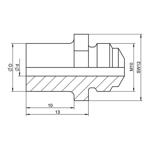 Gesipa Ersatzteil Mundst?Ck V- 16/27 (10 Mm Verl?Ngerte Ausf? Gesipa Ersatzteil Mundst?Ck V- 16/27 (10 Mm Verl?Ngerte Ausf? von Gesipa