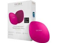 Geske 4-in-1 Gesichtsreinigungsbürste mit Applikation (magenta) von Geske