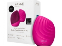 Geske 5in1 Schall-Gesichtsbürste mit Anwendung (magenta) von Geske