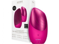 Geske 6in1 sonic thermal Gesichtsbürste mit Anwendung (magenta) von Geske