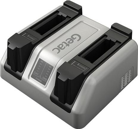 Getac Akkuladestation, 2-Fach Akkuladestation, 2-Fach, inkl.: Netzteil, Netzkabel (UK), passend für: ZX10, ZX80 (GCMCKM) von Getac