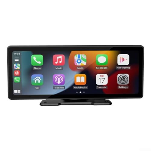 Für CarPlay-Bildschirm, 26,1 cm (10,3 Zoll), kabellos, für Carplay & Android-Display, MP5-Player, Autoradio, Multimedia-Video-Player, kabellos von Getdoublerich