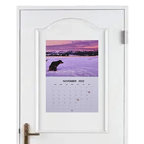Hundekot-Kalender 2023, lustiger Hunde-Neujahrskalender, Hundekot-An schönen Orten, Kalender, Tagesplaner & Organizer, Monatskalender zum Aufhängen, für Wohnzimmer, Hostel, Schlafzimmer, Zuhause, von Geteawily