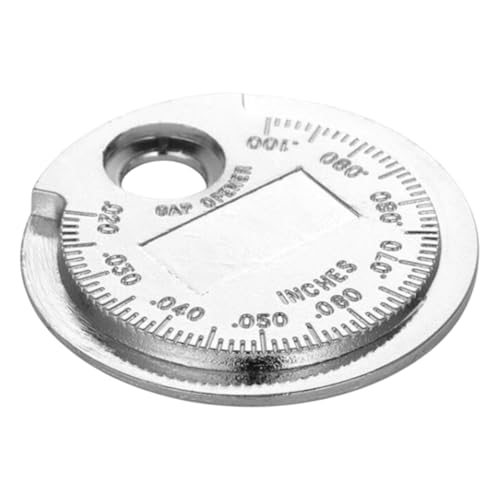 Zündkerzen Abstandsmesser - Münzförmiges Zündkerzen Messgerät | Münzformat-Messgerät 0.6-2.4mm Bereich Auto Zubehör für Kraftfahrzeuge & Reisen von Geteawily