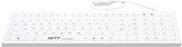 GETT GCQ CleanType Prime Pro+ USB Silikon Tastatur Magnete hinten desinfizierbar wasserdicht IP65 beleuchtet weiss 109 Tasten (CH) (KG26230) von Gett