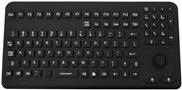 GETT Gerätetechnik InduKey InduProof Advanced TKG-104-MB-IP68-VESA-BLACK - Tastatur - USB - Deutsch - Schwarz (KG19259) von Gett