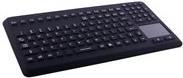 GETT Gerätetechnik InduProof Advanced - Tastatur - mit Touchpad - USB - Deutsch - Schwarz (KG20216) von Gett