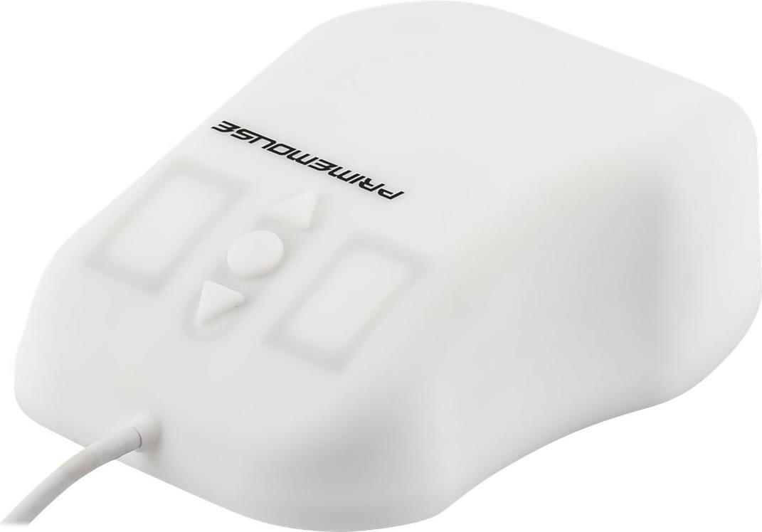 GETT TKH-MOUSE-GCQ-PR-IP68-WHITE-USB - Maus - ergonomisch - rechts- und linkshändig - optisch - 5 Tasten - kabelgebunden - USB - weiß (KH29213) von Gett