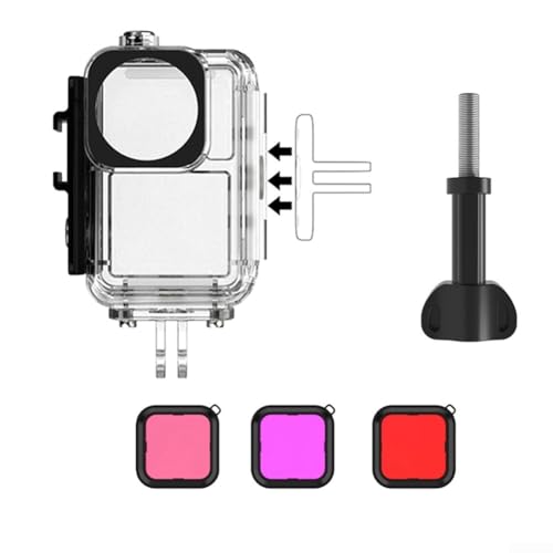 Für DJI für OSMO Action 5Pro Unterwassergehäuse, 45 m wasserdicht, verbesserte Optik mit 3 Farbfiltern für atemberaubende Aufnahmen Für DJI für OSMO Action 5Pro Unterwassergehäuse, 45 m wasserdicht, verbesserte Optik mit 3 Farbfiltern für atemberaubende Aufnahmen von Gettimore