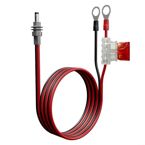 Gettimore Kfz-Netz-Verlängerungskabel, 14 AWG, mit Flachsicherungshalter für Starlink Mini-Fahrzeug-Installation (2 m) von Gettimore