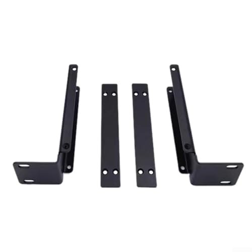 Gettimore Metallrahmen-Rack-Montagehalterung für SLX4 Wireless Receiver, ideales Stützsystem für Audio-Profis mit einfacher Einrichtung (2 in 1) von Gettimore