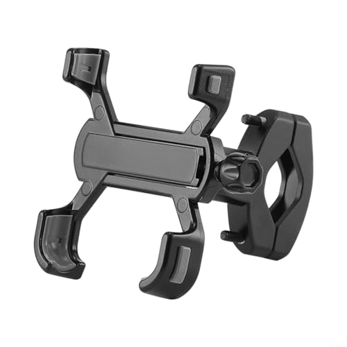 Gettimore Stabile Handyhalterung aus Aluminiumlegierung, 90° Flip-Design, sichere Halterung für Rennräder, Mountainbikes (Lenkermodell) von Gettimore