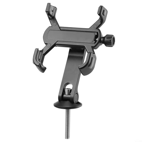 Gettimore Stabile Handyhalterung aus Aluminiumlegierung, 90° Flip-Design, sichere Halterung für Rennräder, Mountainbikes (Vorbaumodell) von Gettimore
