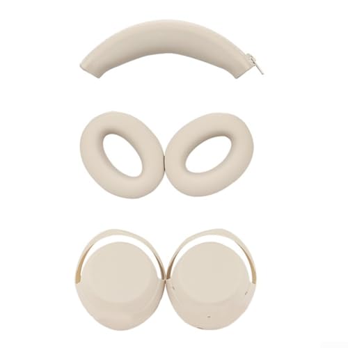 Schutzhülle aus weichem Silikonmaterial für Sony WH1000XM4 Kopfhörer (Beige) von Gettimore